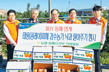 NH농협 동해시지부, 과수농가 사과 팔아주기 행사