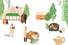 만두를 시켰는데 함박스테이크가 나와도 행복한 식당