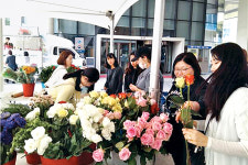 ‘꽃 직거래장터’…소비자·생산자 잇는 꽃길