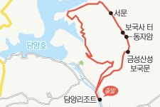 담양오방길 2코스는? 4시간 코스, 대부분 숲길