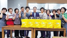 제주 서귀포 대정농협·농촌사랑자원봉사단, 30여가구에 밑반찬 전달