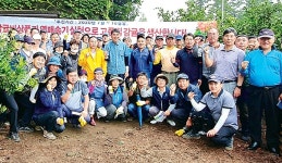 제주 서귀포 남원농협, 노지감귤 열매솎기 발대식