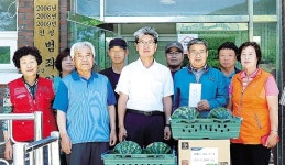 NH농협 강원 태백시지부, 조탄마을에 삼계탕·기금 지원