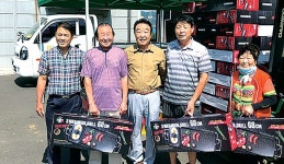 경북 칠곡 약목농협, 방역마스크·전기그릴 전달
