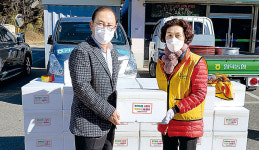 강원 삼척 원덕농협, 원로조합원에 백김치 전달