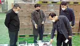 충북농협지역본부·청주 오창농협, 농산물 판매 현황 살펴