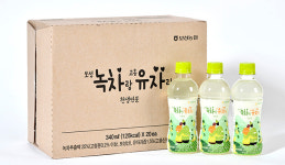 국산 녹차·유자로 만든 음료 나왔다