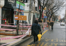 차도야? 인도야?…공사 우선 보행안전 뒷전