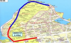 제주시 화북 곤흘마을~해녀탈의장 780m 해안도로 발주