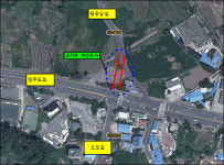 제주시 이호2동 오도마을 교차로.도로선형 개선