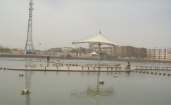 말라붙은 월아천, 둔황을 지탱하는 생명줄 당허