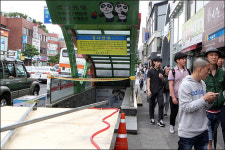 안전 위한 제주 중앙지하상가 공사, 보행자 안전은 뒷전?