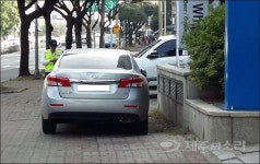 제주시 불법주정차 집중단속 100일, 무더기 적발