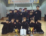 서귀중앙초, 제주 초등 핸드볼대회 우승