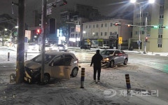 [날씨] 눈보라 덮친 제주...곳곳에서 사고 속출