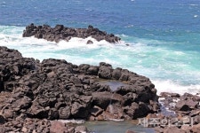 엉알길 고산층 검은 모래가 만든 산물