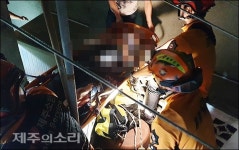 제주 삼도동서 50대 건물 3층 건물서 떨어져 중상