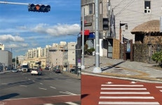 꺼져있는 신호등 임항로는 여전히 무법지대?