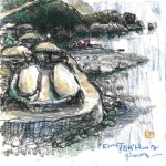겨울바람 속 만나는 김택화의 제주 풍경 드로잉
