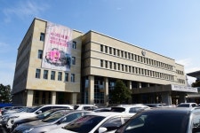 제주도교육청 4.3의 새 봄! 대형 현수막 게시