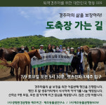 제주 퇴역 경주마를 위한 도축장 가는 길 9차 행진