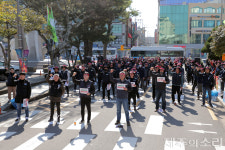 제주 건설노조 지지율 올리기 급급한 정권, 노조탄압 중단 촉구
