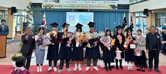 제주 우도초·중학교, 2023학년도 졸업생 전원에게 장학금 지급
