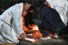 제주4.3 소개령 때도 빠뜨리지 않은 제주 동회천 석불제