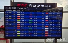 대설 공습에 제주 꽁꽁…도로 통제에 항공기·여객선 운항 차질