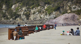 천개 섬 중 하나에 그쳤을 자은도, 피아노섬 축제로 우뚝 솟는다 