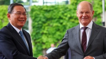 숄츠 독일 총리, 리창 중국 총리에 '대러 영향력' 요구