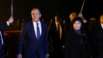 러 외무장관, 평양 도착…푸틴 방북 일정 등 논의 예상