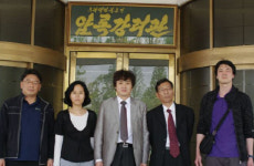 홍경표 광주시의 총무이사, 신의주 방문