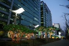 경관조명 설치한 구로 디지털단지로