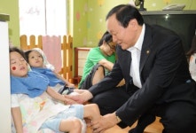 정광수 산림청장, 중증장애인 요양시설 평강의집 위문