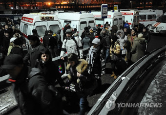 모스크바 공항 폭탄테러로 160여명 사상