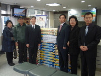 인천남구 관교문학새마을금고, 사랑의 좀도리 쌀 전달..