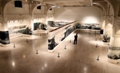 [영상중국] 세계최장 320m 수묵화