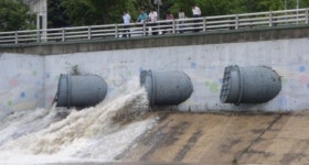 구리시, 장마철 대비 빗물펌프장 시운전