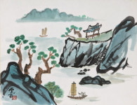 서울옥션, 운보 김기창 산수도 430만원에 낙찰