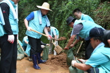 건보공단, 동두천서 수해복구 봉사
