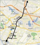 수원터미널~인계동~광교~강남역 3002번 좌석버스 노선 수원구간 변경