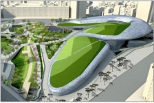 동대문디자인플라자, 녹색 지붕 덮는다