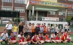 분당서-장안중학교 축구시합 가져