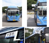 서울시, 시내버스 213대 측면부에 보이는 번호판 설치