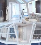 바다 위 투명 화장실 딱 봐도 초호화네