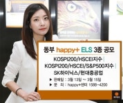 동부證, 해피플러스 ELS 3종 판매