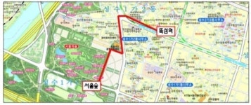 뚝섬역~서울숲 장애물 없앤다