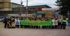 포천署, 영중초교 앞 교통안전 확보 캠페인 실시