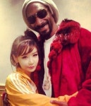 박봄 스눕독 인증샷 공개, 서로 감싸안고 환한 미소